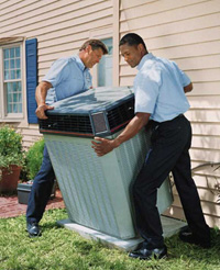 Picture of the Installation of Heat Pump